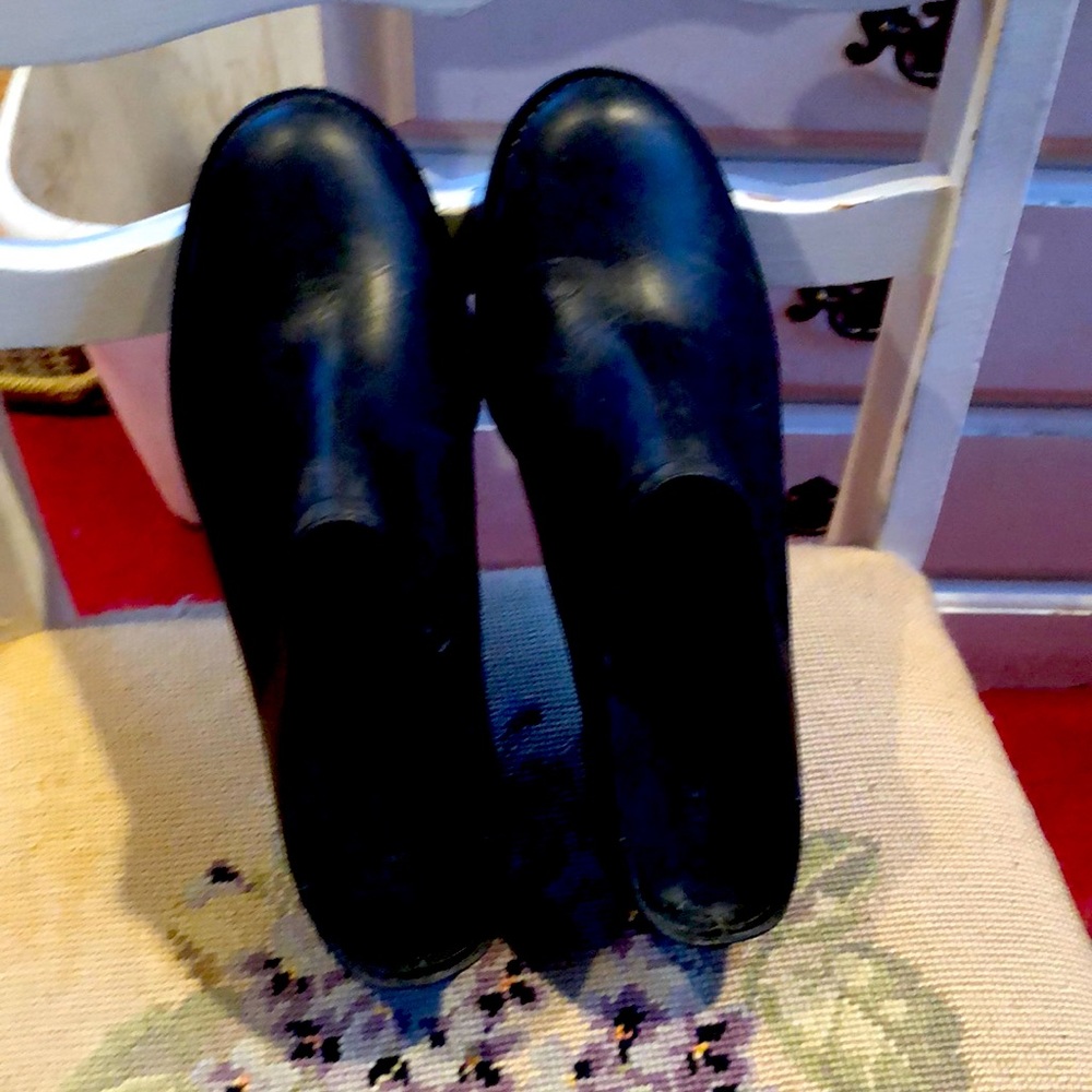 Heeled booties/clogs, by LL Bean